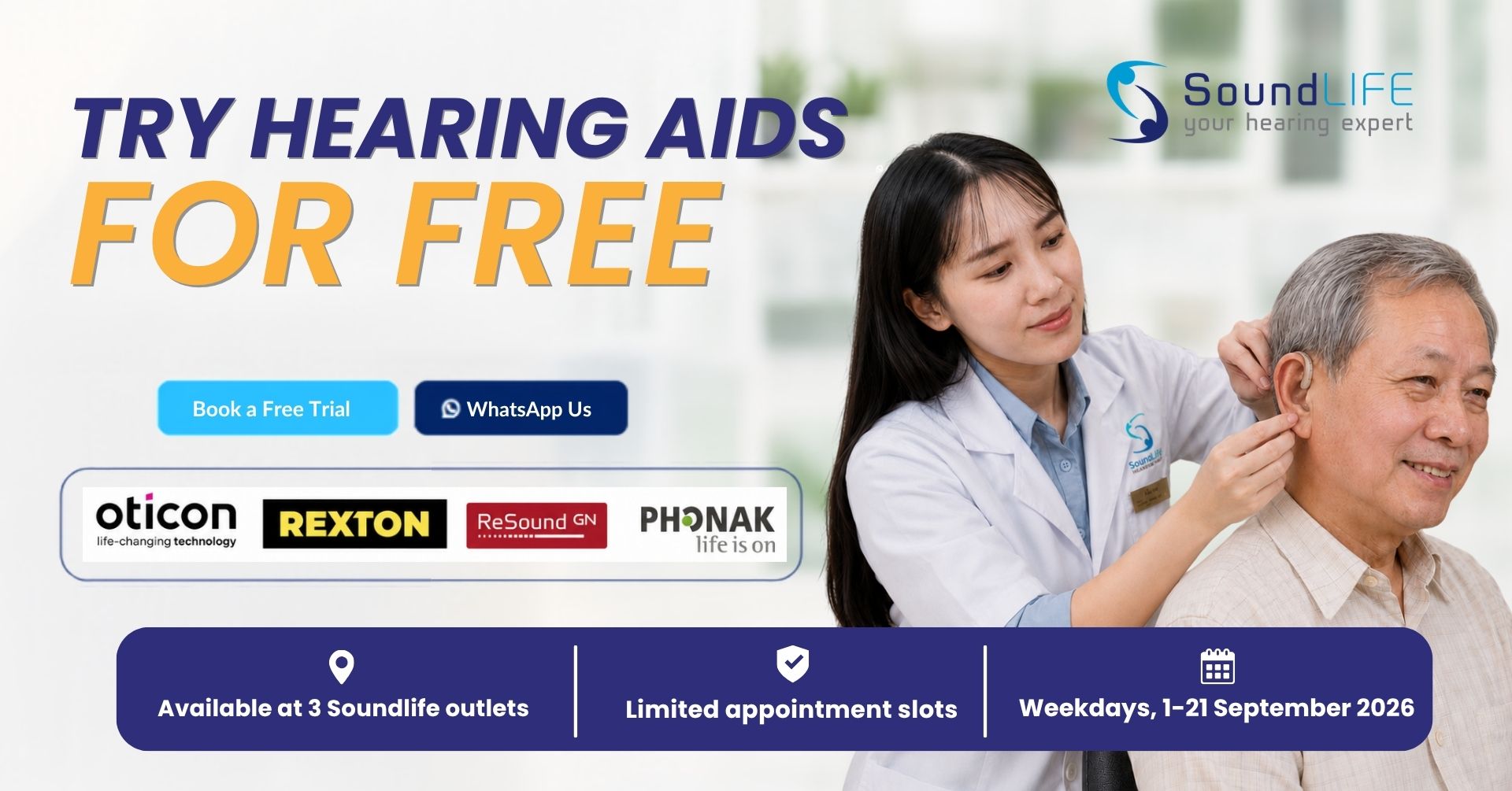 TRY HEARING AID FOR FREE